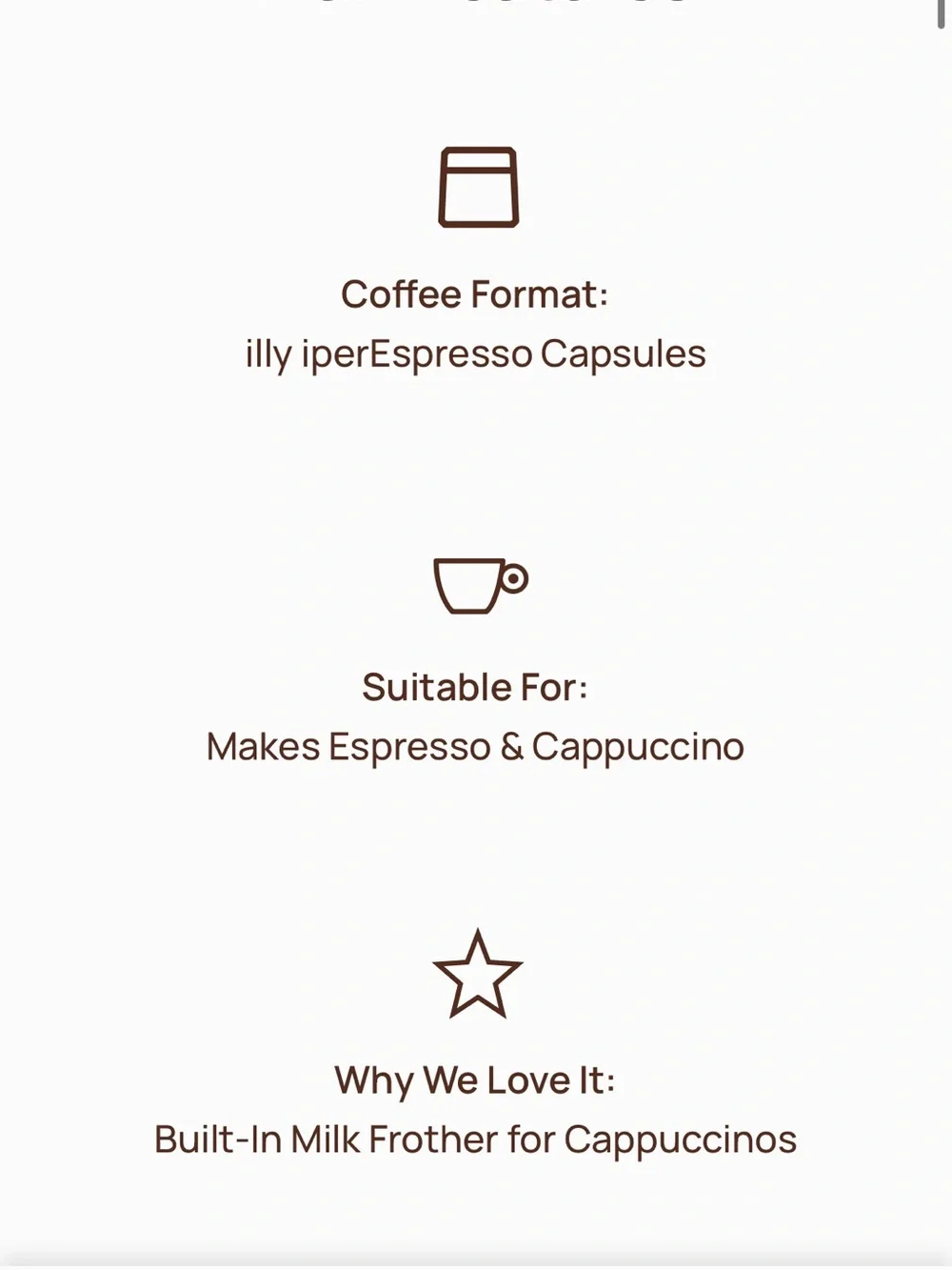Illy Espresso Machine in Chrome and Black